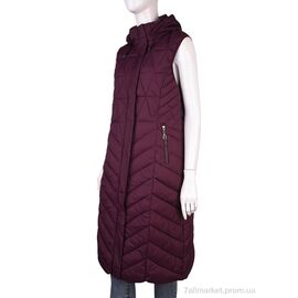 Жилетка жіноча Весна/осінь MC821 (11956) bordo (5 шт. р.сіткаXL-5XL) "Obuvok" недорого оптом від прямого постачальника