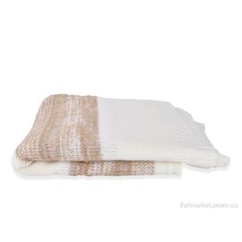 Фотография Плед  03673 beige L (127x152см) (1 шт. р.сетка One size) "Obuvok" недорого оптом от прямого поставщика