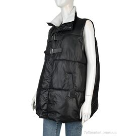 Жилетка жіноча Весна/осінь M618 (11962) black (4 шт. р.сіткаM-2XL) "Obuvok" недорого оптом від прямого постачальника