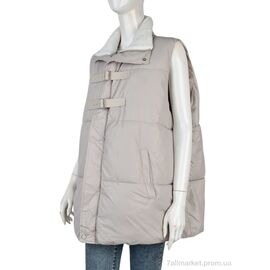 Жилетка жіноча Весна/осінь M618 (11962) beige (4 шт. р.сіткаM-2XL) "Obuvok" недорого оптом від прямого постачальника