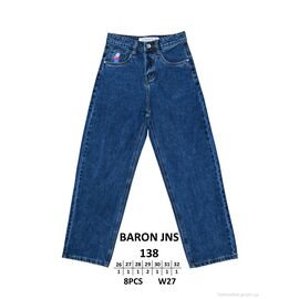 Джинси дитячі Весна/осінь 138 (8 шт. р.сітка26-32) "Baron" недорого оптом від прямого постачальника