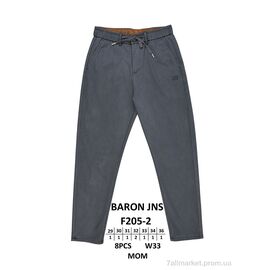 Фотография Брюки мужские Весна/осень F205-2 (8 шт. р.сетка 29-36) "Baron" недорого оптом от прямого поставщика