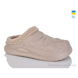 Сабо жіночі Зима 604 теді бежевий (8 пар р.36-41) "Inblue" недорого оптом від прямого постачальника