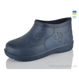 Калоші жіночі Весна/осінь Квітка холодний синій (8 пар р.38-41) "Lot Shoes" недорого оптом від прямого постачальника