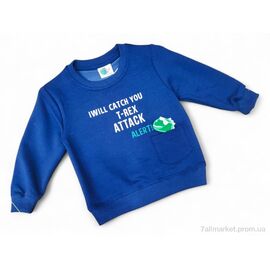 Батник дитячий Весна/осінь 17159 синій (4 шт. р.сітка1-3) "Kids-modnik" недорого оптом від прямого постачальника