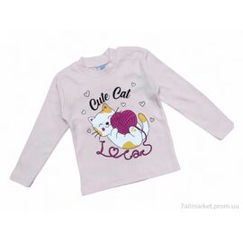 Батник дитячий Весна/осінь 2024 пудровий (4 шт. р.сітка1-4) "Kids-modnik" недорого оптом від прямого постачальника