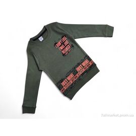 Батник дитячий Весна/осінь 2030 хакі (5 шт. р.сітка3-7) "Kids-modnik" недорого оптом від прямого постачальника