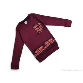 Батник дитячий Весна/осінь 2035 бордовий (5 шт. р.сітка8-12) "Kids-modnik" недорого оптом від прямого постачальника