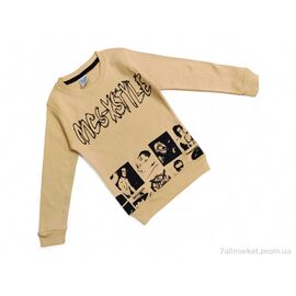 Батник дитячий Весна/осінь 2025 гірчичний (5 шт. р.сітка8-12) "Kids-modnik" недорого оптом від прямого постачальника