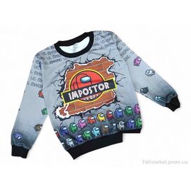 Батник дитячий Весна/осінь 1007 сірий (5 шт. р.сітка8-16) "Kids-modnik" недорого оптом від прямого постачальника