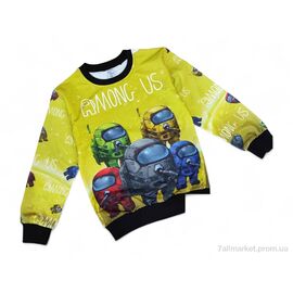 Батник дитячий Весна/осінь 1007 жовтий (8-16) (5 шт. р.сітка8-16) "Kids-modnik" недорого оптом від прямого постачальника