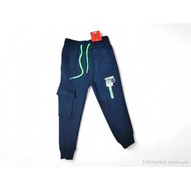 Фотография Брюки детские спортивные Зима 520-1 т.синій (4 шт. р.сетка 5-8) "Kids-modnik" недорого оптом от прямого поставщика