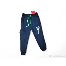 Фотография Брюки детские спортивные Зима 521-1 т.синій (4 шт. р.сетка 9-12) "Kids-modnik" недорого оптом от прямого поставщика