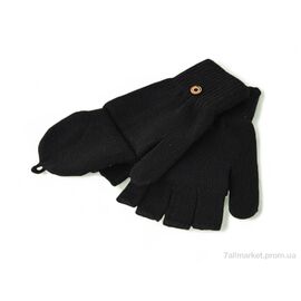 Рукавиці чоловічі Зима 1305 black (12 шт. р.сіткаOne size) "CAP" недорого оптом від прямого постачальника