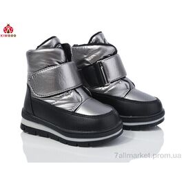 Дутики дитячі утеплені Зима FG2382-1Y (8 пар р.23-28) "KIMBOO" недорого оптом від прямого постачальника