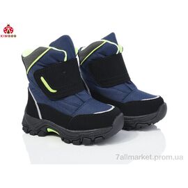 Дутики дитячі утеплені Зима FG2377-1B (8 пар р.23-28) "KIMBOO" недорого оптом від прямого постачальника