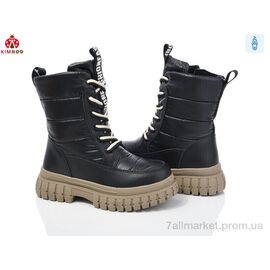 Фотография Ботинки детские удобные зима FG2309-3B (8 пар р.33-39) "KIMBOO" недорого оптом от прямого поставщика