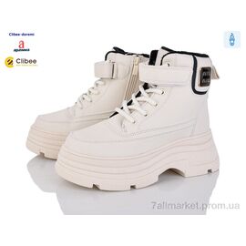 Фотография Ботинки детские удобные зима KC595 beige (6 пар р.32-37) "Clibee-Doremi" недорого оптом от прямого поставщика