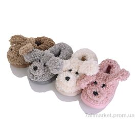 Фотография Тапки детские домашние зима MB10263 mix (24 пар р.30-35) "YZY" недорого оптом от прямого поставщика