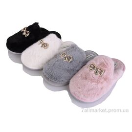 Фотография Тапки женские для дома Весна/осень MD10219 mix (24 пар р.36-41) "YZY" недорого оптом от прямого поставщика
