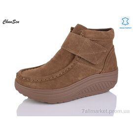 Фотография Ботинки женские стильные Весна/осень 1996-12 (8 пар р.37-42) "Chunsen" недорого оптом от прямого поставщика