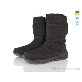 Фотография Дутики женские утепленные зима U3 чорний (8 пар р.37-42) "Paolla" недорого оптом от прямого поставщика