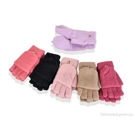 Фотография Варежки для женщин Зима K1 mix (12 шт. р.сетка One size) "TUZZI" недорого оптом от прямого поставщика