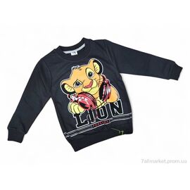 Батник дитячий Весна/осінь 4819 т.графітовий (4 шт. р.сітка3-6) "Kids-modnik" недорого оптом від прямого постачальника