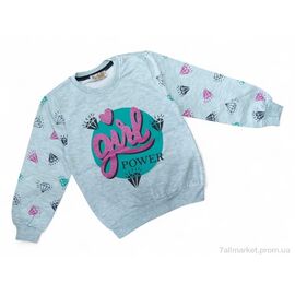 Батник дитячий Весна/осінь 13000 бірюзовий (5 шт. р.сітка3-7) "Kids-modnik" недорого оптом від прямого постачальника