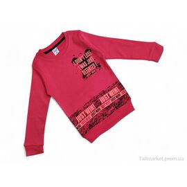Батник дитячий Весна/осінь 2035 червоний (5 шт. р.сітка8-12) "Kids-modnik" недорого оптом від прямого постачальника
