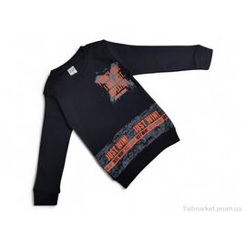 Батник дитячий Весна/осінь 2035 чорний (5 шт. р.сітка8-12) "Kids-modnik" недорого оптом від прямого постачальника