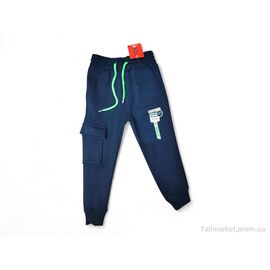Фотография Брюки детские спортивные Зима 522 т.синій (4 шт. р.сетка 13-16) "Kids-modnik" недорого оптом от прямого поставщика
