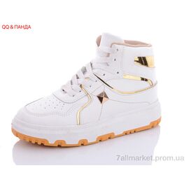 Кросівки жіночі модні Весна/осінь BK72 white-beige (8 пар р.36-41) "QQ&Панда" недорого оптом від прямого постачальника