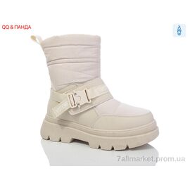 Черевики жіночі стильні Зима JP27 beige (8 пар р.36-41) "QQ&Панда" недорого оптом від прямого постачальника