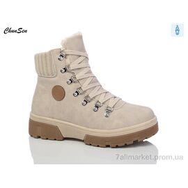 Фотография Ботинки женские стильные зима M101R-7 (8 пар р.37-42) "Chunsen" недорого оптом от прямого поставщика