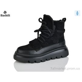 Фотография Ботинки женские стильные зима F253-18 (6 пар р.36-41) "Башили" недорого оптом от прямого поставщика