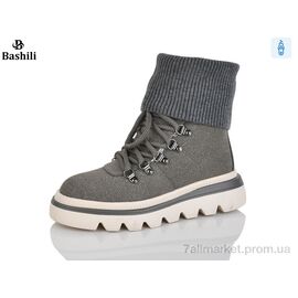 Фотография Ботинки женские стильные зима W253-6 (6 пар р.36-40) "Башили" недорого оптом от прямого поставщика
