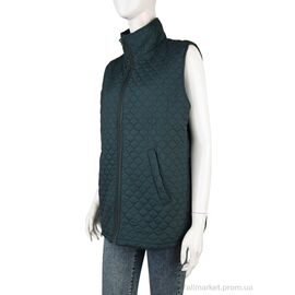 Жилетка жіноча Весна/осінь 6632 (11992) green (5 шт. р.сітка3XL-7XL) "Obuvok" недорого оптом від прямого постачальника