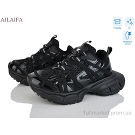 Фотография Кроссовки женские модные Весна/осень 2525-1 (8 пар р.36-41) "Ailaifa" недорого оптом от прямого поставщика