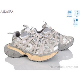 Фотография Кроссовки женские модные Весна/осень 2525-2 (8 пар р.36-41) "Ailaifa" недорого оптом от прямого поставщика