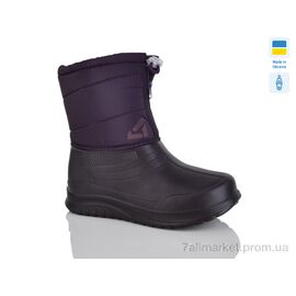 Чоботи з піни жіночі Зима D391/1 DFбордо (6 пар р.37-41) "DeMur" недорого оптом від прямого постачальника