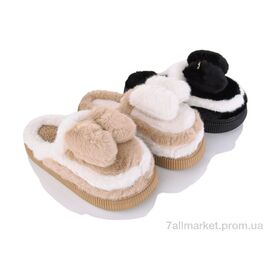 Тапки жіночі для будинку Зима 2531 mix (12 пар р.36-41) "SANLIN 2" недорого оптом від прямого постачальника