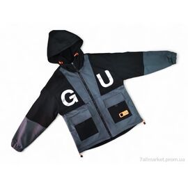 Куртка дитяча Весна/осінь 2117 сірий (4 шт. р.сітка12-15) "Kids-modnik" недорого оптом від прямого постачальника