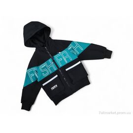 Куртка дитяча Весна/осінь 21017 бірюзовий (4 шт. р.сітка10-13) "Kids-modnik" недорого оптом від прямого постачальника