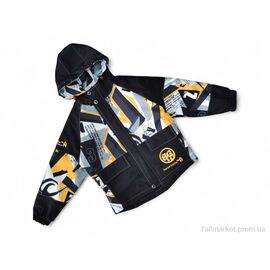 Куртка дитяча Весна/осінь 2021 жовтий (4 шт. р.сітка10-13) "Kids-modnik" недорого оптом від прямого постачальника