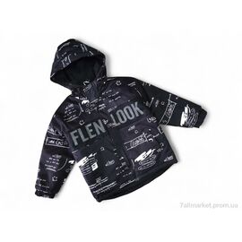 Куртка дитяча Весна/осінь 22-5 чорний (4 шт. р.сітка7-10) "Kids-modnik" недорого оптом від прямого постачальника