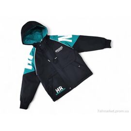 Куртка дитяча Весна/осінь 288 бірюзовий (4 шт. р.сітка7-10) "Kids-modnik" недорого оптом від прямого постачальника