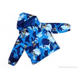 Куртка дитяча Весна/осінь 22-7 синій (5 шт. р.сітка6-10) "Kids-modnik" недорого оптом від прямого постачальника