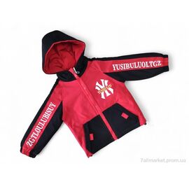 Куртка дитяча Весна/осінь 22-11 червоний (4 шт. р.сітка5-8) "Kids-modnik" недорого оптом від прямого постачальника