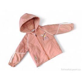 Куртка дитяча Весна/осінь 22-10 персиковий (4 шт. р.сітка5-8) "Kids-modnik" недорого оптом від прямого постачальника